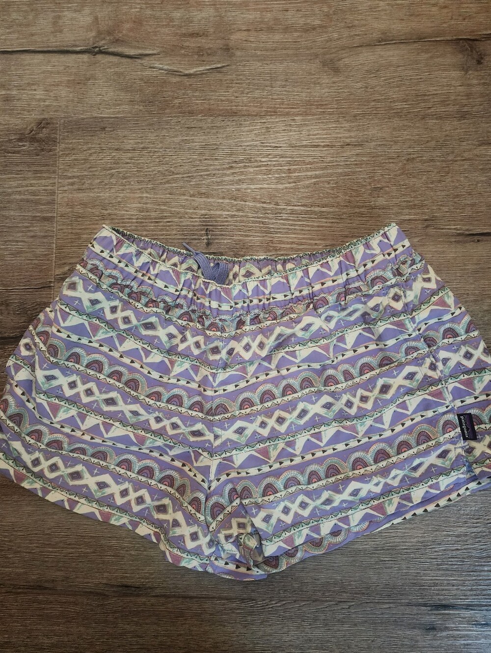 Women Patagonia Baggpes Shorts S Small Purple 2.5